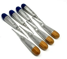 GERMAN 8 PC STRAIGHT DENTAL SURGERY EXTRACTING LUXATING APICAL ROOT TIP ELEVATOR