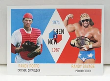 Randy Poffo/Randy Savage: Custom-Designed Trading Card – Baseball Wrestling