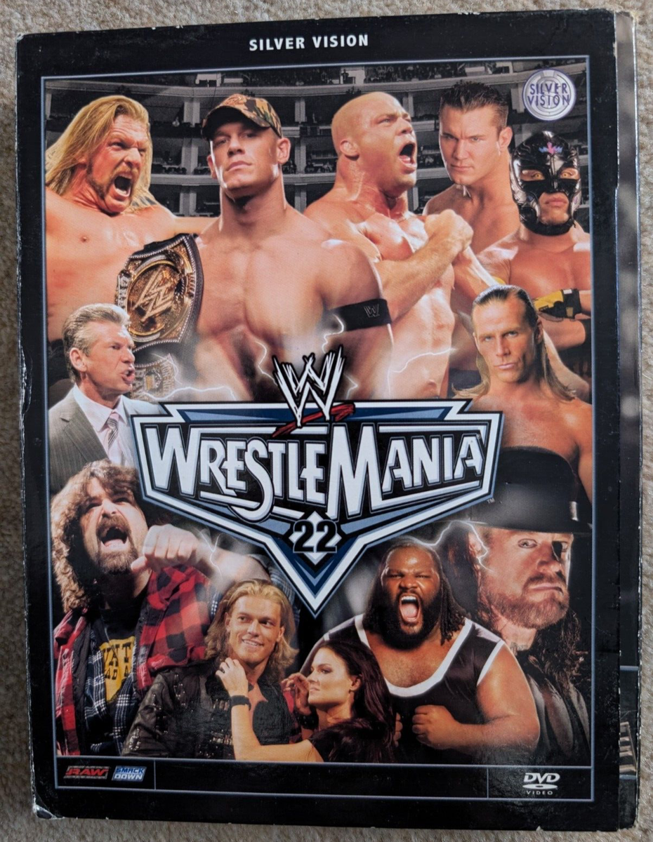 WWE WRESTLEMANIA 22 DVD box wrestling John Cena Undertaker Edge