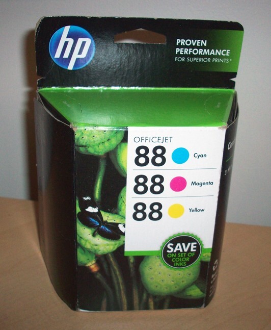NEW HP 88 OfficeJet Ink Cartridge Combo 3 Pack Cyan Magenta Yellow CC606FN 6/15