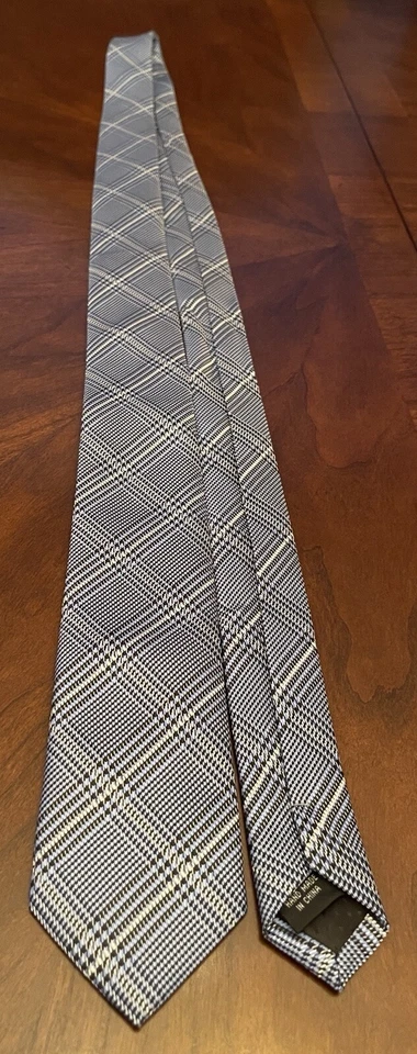 Corbata de cuello Zenio azul hecha a mano 100 % microfibra para hombre hecha en China Foto 3 de 4