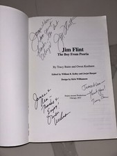 Jim Flint ‘The Boy From Peoria’ - Signed X Tracy Baim, Owen Keehnen, Jim Flint. 