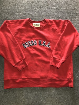 guess crew neck sweater