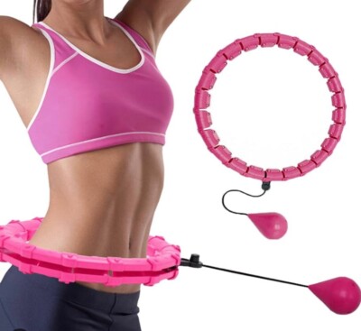 Hula Hoop Training Gym Fitness gewichtet Smart abnehmbare Knoten Familie Fitness