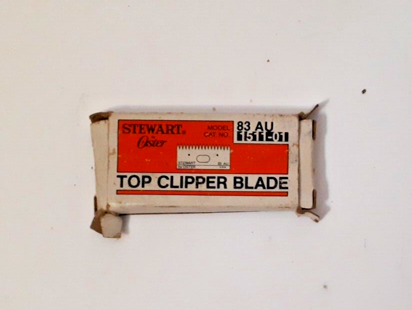 Used Stewart Oster Top Clipper Blade 83 AU, 1511-01 In Box, Animal Horse  Groom