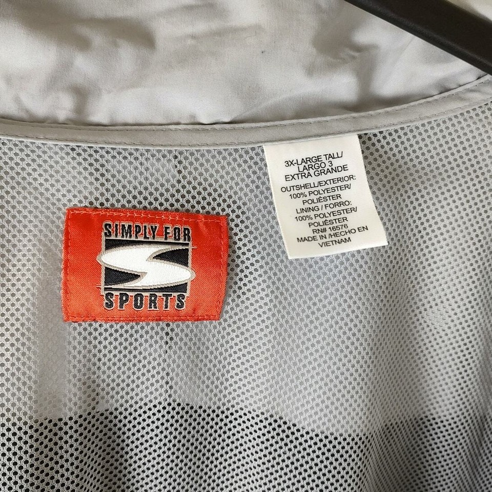 Vintage Y2K Simply For Sports JC Penny athletic track jacket mens 3XL