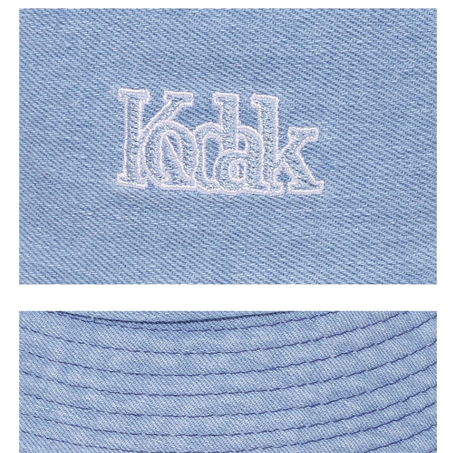 KODAK APPARELCOLOR PLUS EMBROIDERED DENIM BUCKET HAT
