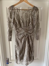 Mink Lace Dress Spotlight By Warehouse - Size 8 - RRP £80 - Prom Evening Wedding