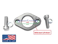 Exhaust Flange for: Predator 301cc, 420cc, 459cc. GX Honda 240 ,270, 390