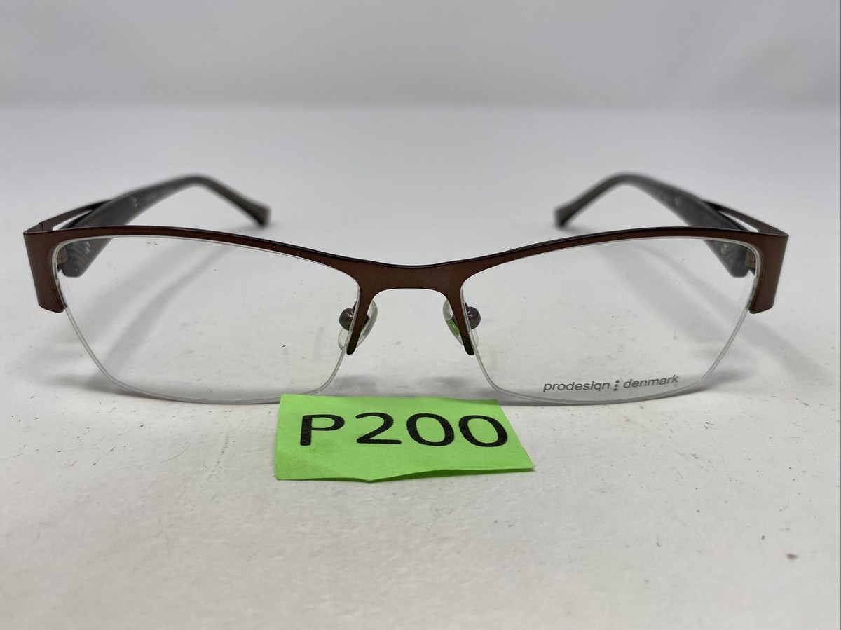 Prodesign Denmark 5138 C.5031 52-16-135 Brown Half Rim Eyeglasses
