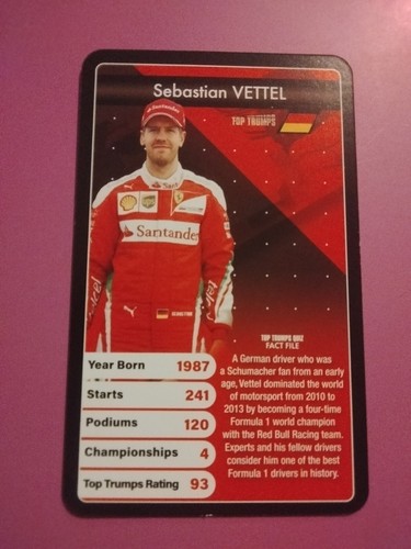 2019 Top Trumps GRAND PRIX HEROES (you pick) pack fresh cards Free Shipping - Picture 7 of 33