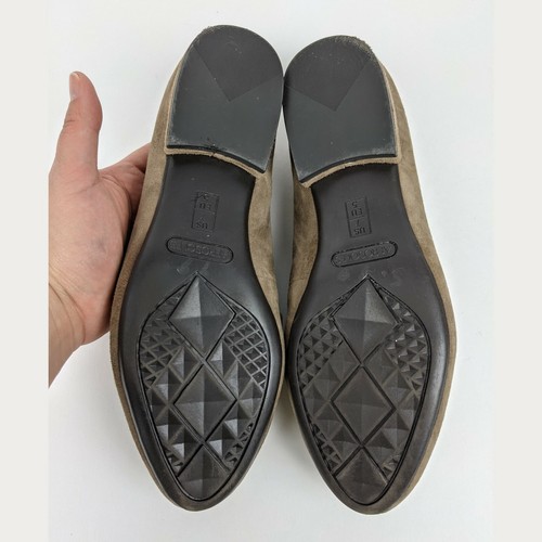 Aerosoles Loafers Women's 7M Tan Brown Outer Limit Almond Toe Tailored Flats - Picture 5 of 6