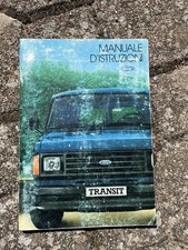 Libretto uso e manutenzione FORD TRANSIT - Originale