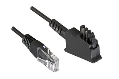 DINIC Anschlusskabel für DSL/VDSL Router, 2 polig belegt (8P2C) Pin 4 + 5, 6 m