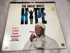 THE GREAT WHITE HOPE, WIDESCREEN 1996 LASERDISC, BOXING COMEDY., SAM JACKSON