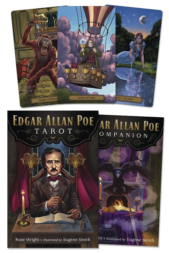 Thumbnail - Edgar Allan Poe Tarot Karten Deck Und Buch Set Llewellyn Esoterisch