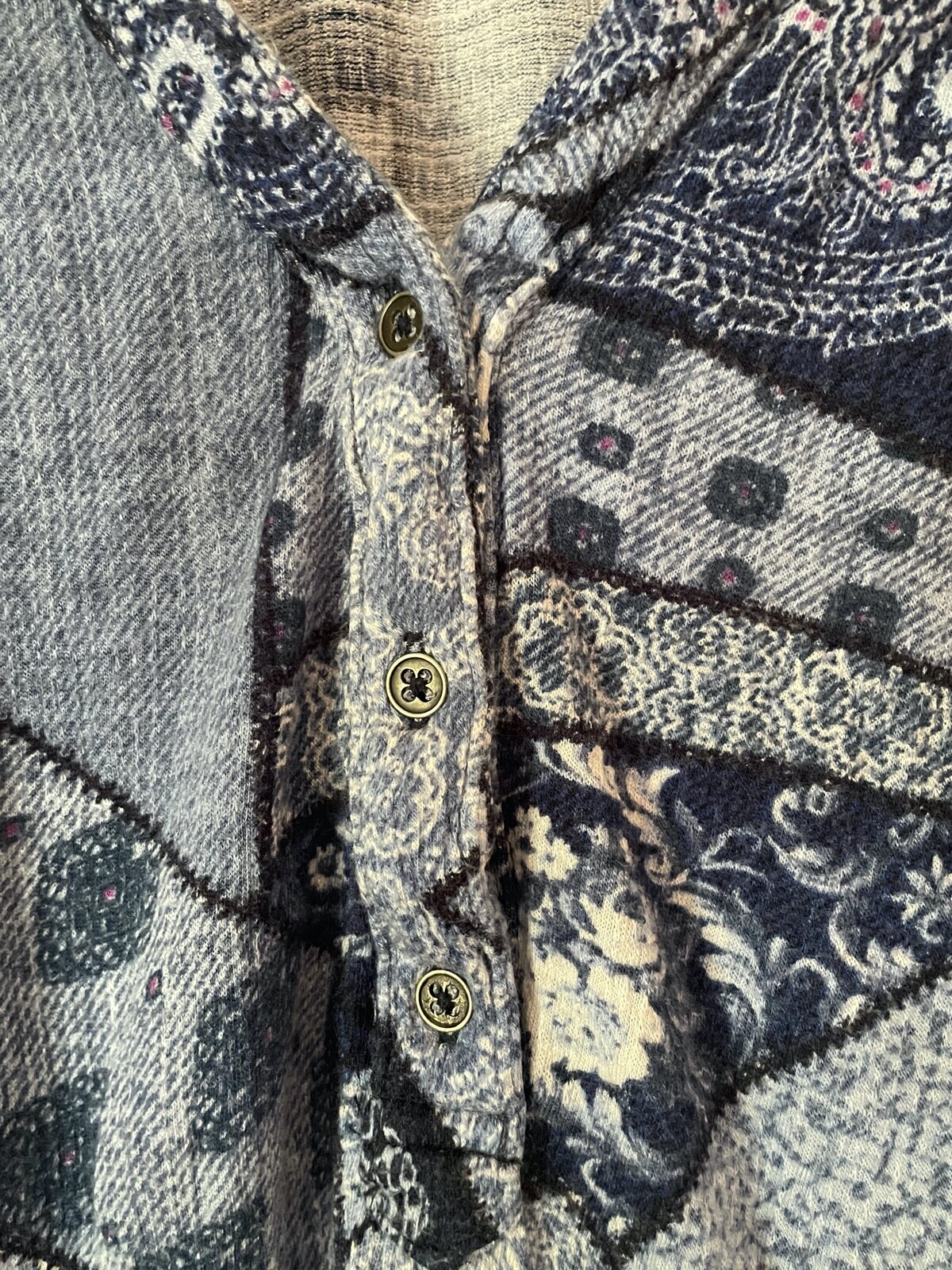 Northern Reflections Womens Blue Patchwork Long S… - image 5