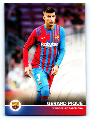 2021-22 TOPPS FC Barcelona Official Team Set 3 Gerard Piqué 