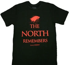 HBO'S Game of Thrones - North Remembers Adult T-Shirt - American Drama Series T