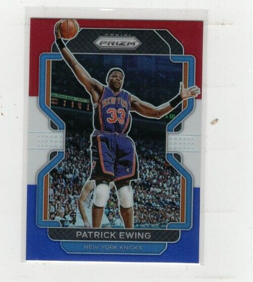2021-22 Patrick Ewing Prizm Red White Blue Prizm #245 Free Shipping (E229)