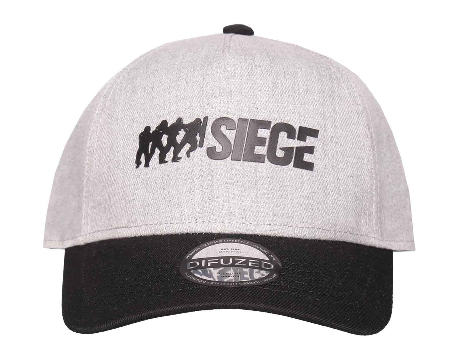 Rainbow 6-Siege Baseball Cap Logo new Official Grey Strapback Size One Size