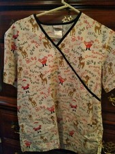 rudolph the rednosed reindeer scrub top small