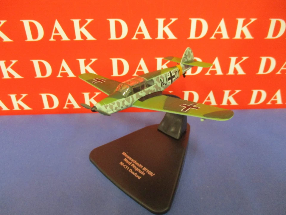 Die cast 1/72 Modellino Aereo Aircraft Messerschmitt BF 108 Luftwaffe by Oxford - Immagine 2 di 4