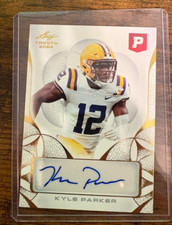 2024 Leaf Trinity Football Pristine Auction Edition Kyle Parker Autograph Rookie