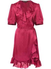 Robe De Soirée Jill Stuart Sans Bretelles Bleu Aqua - Soie Mousseline Drapée, Taille 2, Neuve Sans étiquettes