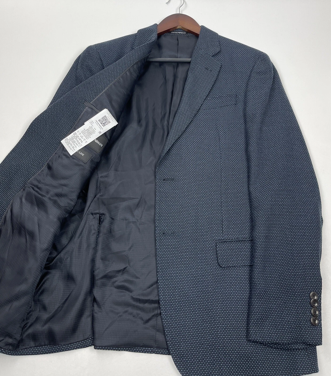 Giorgio Armani — #312 Armani Emporio Armani Rayon Blend Sport Jacket Size 40 R RETAIL $1495