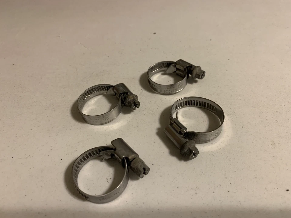 Abrazaderas auxiliares bomba agua válvula calor mercedes-benz 450sl 380sl marca original Foto 2 de 3