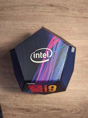 Intel Core i9-9900K Processor BLUE CUBE CASE ONLY 9th generation 