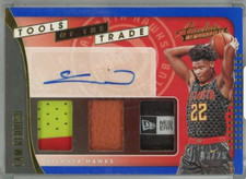 2019-20 Panini Memorabilia Cam Reddish /25 Tools of the Trade 3-Swatch Auto