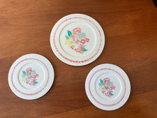 STRAWBERRY SHORTCAKE CHILD'S PLAY DISHES Chilton Toys 54220 VINTAGE