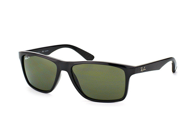 Ray-Ban Rb4234 601/9a Shiny Black Frame Grey Green Polarized Lens  Sunglasses 58 for sale online | eBay