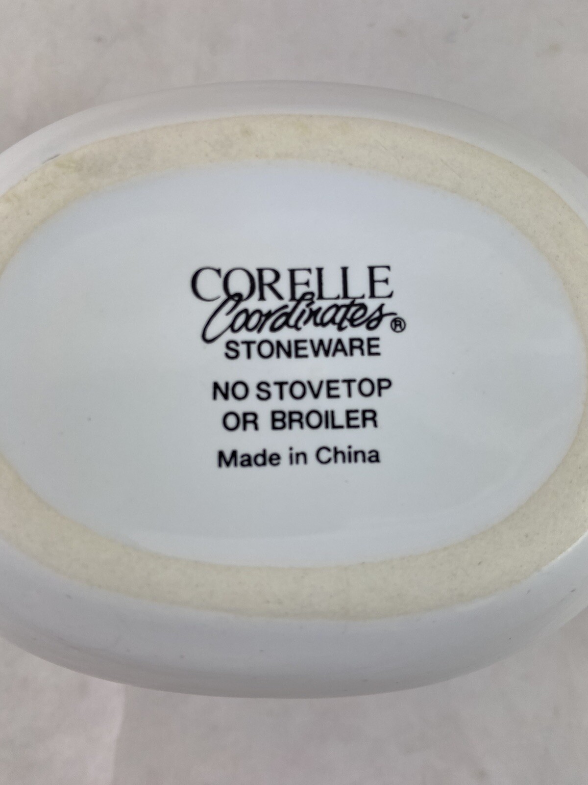 Corelle Coordinates Gravy Boat & Saucer Pink Flowers Blue Flowers 1.75 U.S. Cup