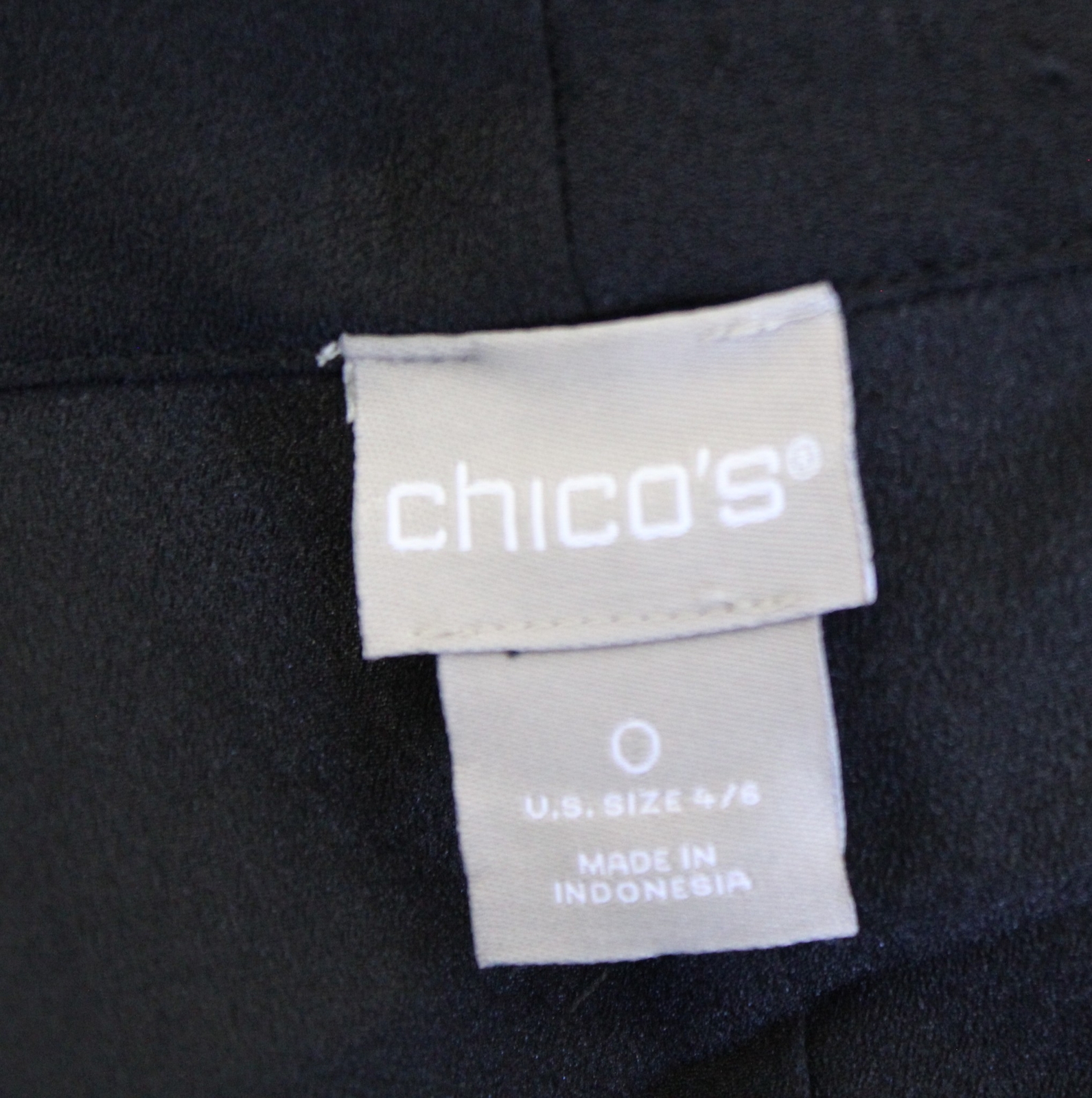 Chicos Soft Patchwork Jacket Black Geometric Flor… - image 3