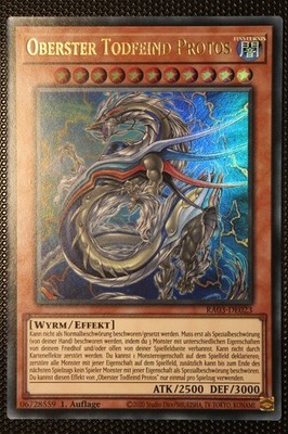 Oberster Todfeind Protos - RA03-DE, Ultra Rare, 1. Auflage, YuGiOh.