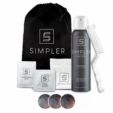 Simpler Men's Permanent Hair Color for Beard  Mustache - Gray Blending Dye