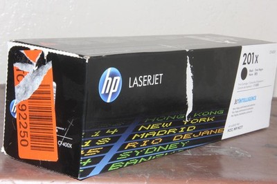 HP HEWLETT PACKARD CF400X 201X Black Toner Print Cartridge ''NEW''