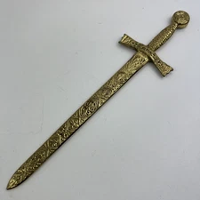 Vintage Miniature Sword Letter Opener 9” Long