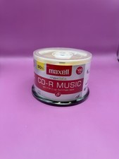 Maxell 625156 - CDR80MU50PK 80-Minute Music CD-Rs 50-ct Spindle 