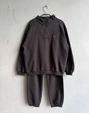 Vintage 90s Nike USA Just Do It Gray Sweatsuits Big Back Logo Tracksuit