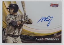 2017 Bowman's Best Monochrome Gold Refractor 13/50 Alex Verdugo #MA-AV Auto 1n1p