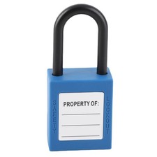 5Set 38mm Lockout Tagout Lock Nylon Durable Dust Proof Insulated Safety Padlock