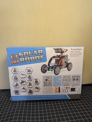 STEM 13-in-1 Solar Power Robots Creation Toy, Educational Experiment DIY Robotic