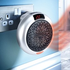 Mini Electric Heater � 600W, Adjustable Temp, Timer & Fan Speeds, 20m�