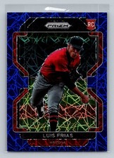 2022 Panini Prizm #261 Luis Frias Blue Velocity Prizm