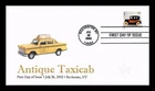 Dr Jim Stamps Antique Toy Taxicab First Day Of Issue FPMG Cachet Cover