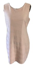Tommy Hilfiger Dress Women’s size 12 pink sleeveless sheath Raised dress Zipback